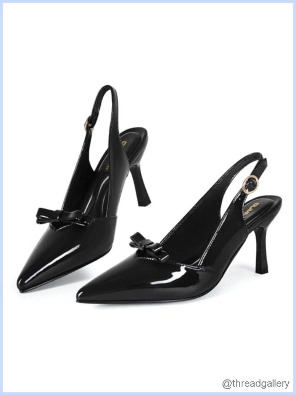 Slingback Kitten Heels Closed Pointed Toe Pump 3 inch Dress Shoes